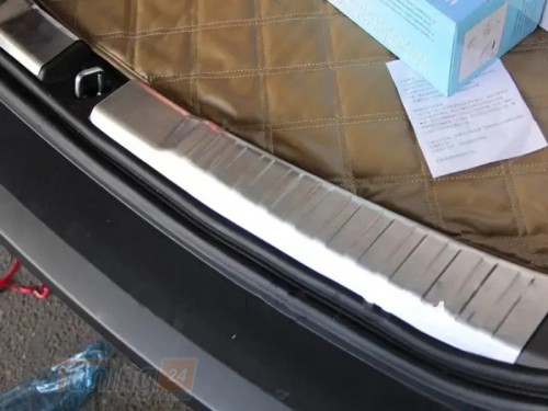 Libao Хром накладка на порог багажника Libao из нержавейки для Honda CR-V 2012-2016 Хром порог на Хонда ЦРВ 2шт - Картинка 3