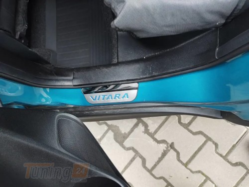 Libao Хром накладки на пороги Libao из нержавейки для Suzuki Vitara 2015+ Хром порог на Сузуки Витара 4шт - Картинка 4