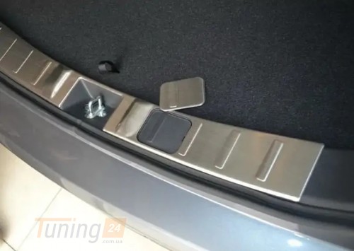 Libao Хром накладка на порог багажника Libao из нержавейки для Mitsubishi Outlander 2012-2014 Хром порог на Митсубиси Аутлендер 2шт - Картинка 3