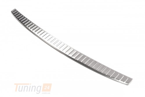 Omsa Хром накладка на задний бампер Omsa Line из нержавейки для Kia Sportage 2012-2015 Хром порог на Киа Спортейдж - Картинка 1