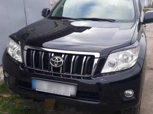 Op-car Реснички на фары для Toyota Land Cruiser Prado 150 2009-2013 До рестайлинг - Картинка 1