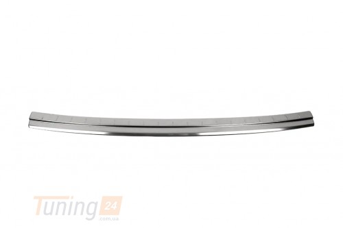 Omsa Хром накладка на задний бампер Omsa Line из нержавейки для Audi Q7 2015-2020 Хром порог на Ауди Q7 - Картинка 3