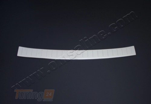 Omsa Хром накладка на задний бампер Omsa Line из нержавейки для BMW X1 E84 2009-2012 Хром порог на БМВ Х1 Е84 - Картинка 2