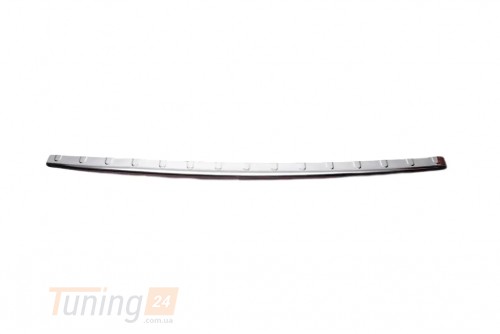 Carmos Хром накладка на задний бампер Carmos из нержавейки для Audi Q3 2014-2019 Хром порог на Ауди Q3 - Картинка 2