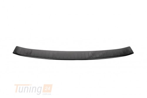 Omsa Хром накладка на задний бампер Omsa Line из нержавейки для Ford Escape 2013-2019 Хром порог на Форд Эскейп черный хром - Картинка 1