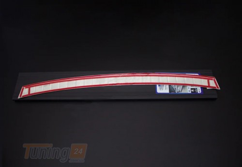 Omsa Хром накладка на задний бампер Omsa Line из нержавейки для Audi Q2 2016+ Хром порог на Ауди Q2 - Картинка 2