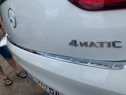 Cixtai Хром накладка на задний бампер Cixtai OEM из ABS-пластика для Mercedes GLE coupe C292 2015-2019 Хром порог Мерседес GLE С292 - Картинка 3