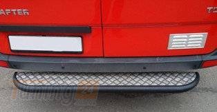 UA Задняя подножка с листом в черном мате для Mercedes Sprinter W906 2013-2018 - Картинка 1