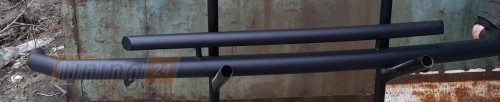 UA Труба одинарная D60/42 крашенная в черном мате для Nissan X-Trail T32 2014-2020 - Картинка 2