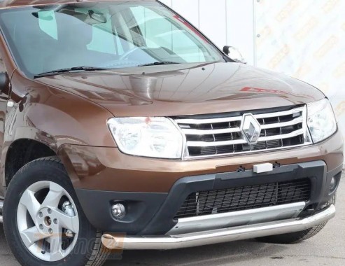 UA Труба одинарная D60 из нержавейки для Renault Duster 2010-2018 - Картинка 4