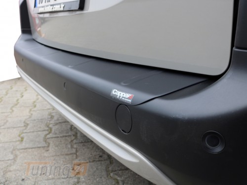 EuroCap Накладка на задний бампер EuroCap из ABS-пластика для Opel Combo 2019+ Накладка на бампер на Опель Комбо - Картинка 1