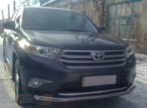 UA Труба одинарна D60 з нержавіючої сталі для Toyota Highlander 2010-2013 - Зображення 3