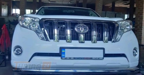 UA Труба одинарна D70 з нержавіючої сталі для Toyota Land Cruiser Prado 150 2018  - Зображення 4