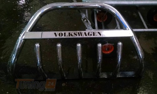 UA Кенгурятник из нержавейки для Volkswagen T4 1990-2003 - Картинка 1