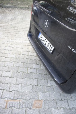 EuroCap Накладка на задний бампер EuroCap из ABS-пластика для Mercedes Vito W447 2014+ Накладка на бампер на Мерседес Вито W447 - Картинка 2