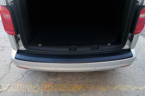 EuroCap Накладка на задний бампер EuroCap из ABS-пластика для Volkswagen Caddy 2015-2019 Накладка на бампер на Фольксваген Кадди - Картинка 1