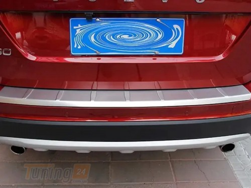 Libao Хром накладка на задний бампер Libao из нержавейки для Volvo XC60 2014-2017 Хром накладка на Вольво XC60 - Картинка 1