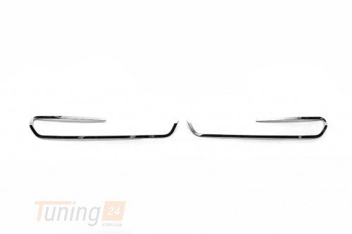 Libao Хром накладки на задние противотуманки Libao из ABS-пластика для Kia Sportage R 2010-2015 Хром накладки Киа Спортейдж 2шт азиат. - Картинка 1