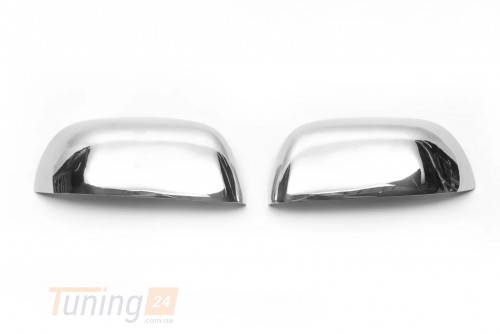 Omsa Хром накладки на зеркала Omsa Line из нержавейки для Renault Lodgy 2013+ Хром зеркал Рено Лоджи 2шт - Картинка 1