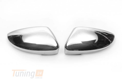 Carmos Хром накладки на зеркала Carmos из нержавейки для Volkswagen Jetta 2011-2018 Хром зеркал Фольксваген Джетта 2шт - Картинка 2