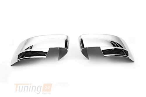 Carmos Хром накладки на зеркала Carmos из ABS-пластика V2 для Volkswagen Caddy 2015-2020 Хром зеркал Фольксваген Кадди 2шт - Картинка 2