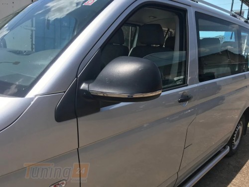 Omsa Хром полоски на зеркала Omsa Line из нержавейки для Volkswagen Amarok 2016+ Хром полоски Фольксваген Амарок 2шт - Картинка 4