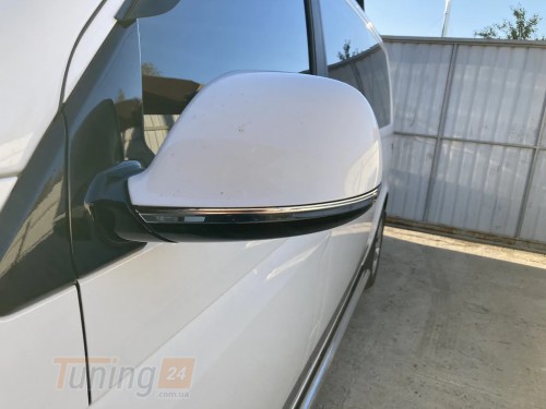 Omsa Хром полоски на зеркала Omsa Line из нержавейки для Volkswagen T6 2019+ Хром полоски Фольксваген Т6 2шт - Картинка 4