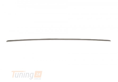 Omsa Хром накладка над номером Omsa Line из нержавейки для Citroen C4 Cactus 2014+ Планка над номером на Ситроен С4 Кактус - Картинка 1
