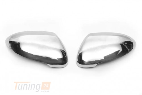 Carmos Хром накладки на зеркала Carmos из нержавейки для Volkswagen Passat B8 2015+ Хром зеркал Фольксваген Пассат В8 2шт - Картинка 2