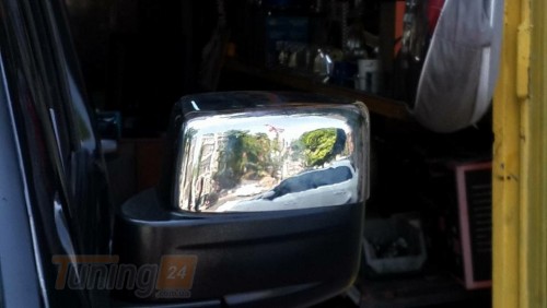 Carmos Хром накладки на зеркала Carmos из нержавейки для Jeep Liberty 2007-2013 Хром зеркал Джип Либерти 2шт - Картинка 2