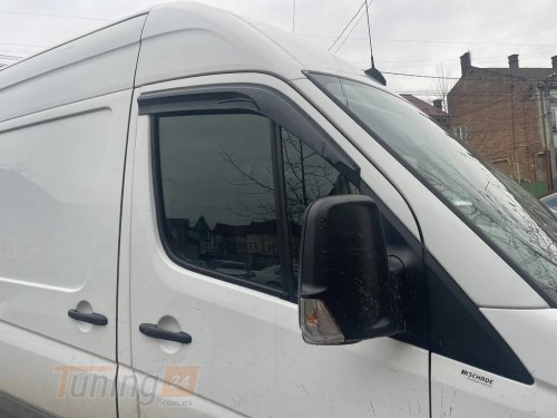 Sunplex Дефлекторы окон Ветровики Sunplex Sport для Volkswagen Crafter 2006-2016 (2шт) - Картинка 2