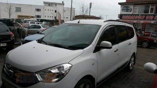 Sunplex Дефлектори вікон Вітровики Sunplex Sport для Renault Lodgy 2012  (4шт) - Зображення 3