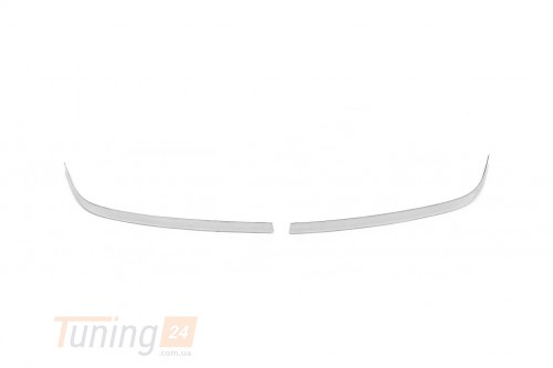 Omsa Хром полоски на зеркала Omsa Line из нержавейки для Renault Trafic 2015+ Хром зеркал Рено Трафик 2шт - Картинка 2