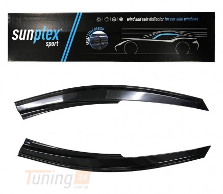 Sunplex Дефлекторы окон Ветровики Sunplex Sport для Hyundai H100 2004-2017 (2шт) - Картинка 1