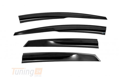 Sunplex Дефлекторы окон Ветровики Sunplex Sport для Ford Focus 3 Hatchback 2011-2014 (4шт) - Картинка 3