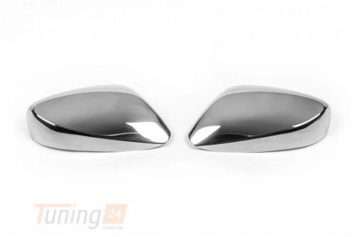 Carmos Хром накладки на зеркала без поворотника Carmos из нержавейки для Hyundai I30 Hb 2012-2015 Хром зеркал Хюндай I30 2шт - Картинка 1