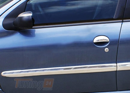 Omsa Хром молдинг дверной Omsa Line из нержавейки для Peugeot 206 1998-2012 Хром молдинг на Пежо 206 4шт - Картинка 3