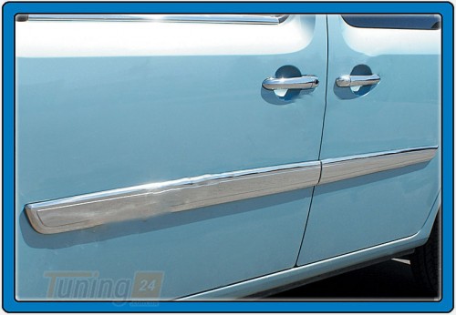 Omsa Хром молдинг дверной Omsa Line из нержавейки для Renault Kangoo 2014-2020 Хром молдинг на Рено Кенго 4шт - Картинка 3