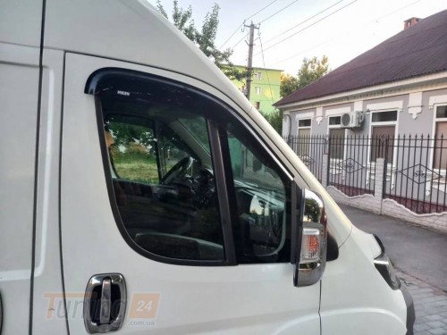 NIKEN Дефлекторы окон Ветровики Niken для Fiat Ducato 2006-2014 (2шт) - Картинка 4