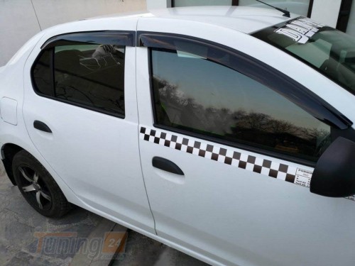 NIKEN Дефлекторы окон Ветровики Niken для Dacia Sandero 2012-2020 (4шт) - Картинка 1