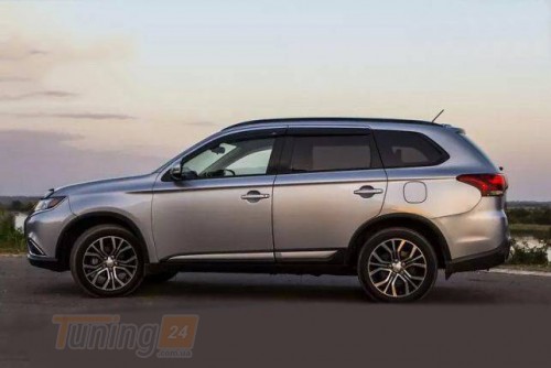 NIKEN Дефлектори вікон Вітровики Niken для Mitsubishi Outlander 3 2014-2020 (4шт) - Зображення 2