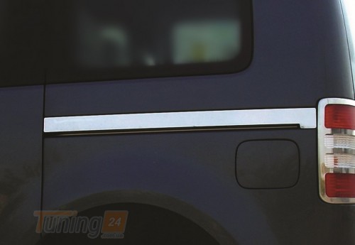 Omsa Хром молдинг под сдвижную дверь Omsa Line из нержавейки для Volkswagen Caddy 2015-2020 Молдинг Фольксваген Кадди корот. база 2шт - Картинка 1