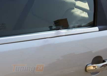 Carmos Хром молдинг нижней окантовки стекол Carmos для BMW X6 E71 2008-2014 Хром молдинг на БМВ Х6 Е71 4шт - Картинка 2