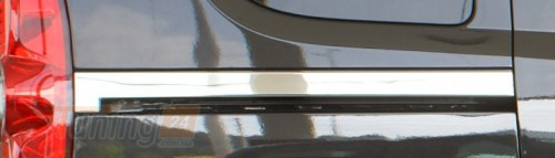 Carmos Хром молдинг под сдвижную дверь Carmos для Opel Combo 2012-2018 Молдинг на Опель Комбо 2шт - Картинка 1