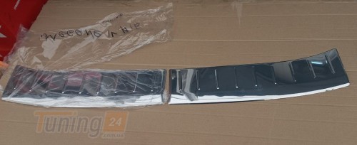 Omcarlin Хром накладка на задний бампер из нержавейки для Renault Megane 4 2015-2022 с загибом - Картинка 4