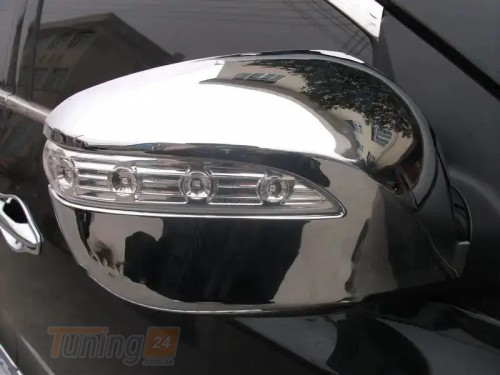 Libao Хром накладки на зеркала Libao из ABS-пластика для Hyundai IX-35 2013-2015 Хром зеркал Хюндай IX-35 2шт - Картинка 3