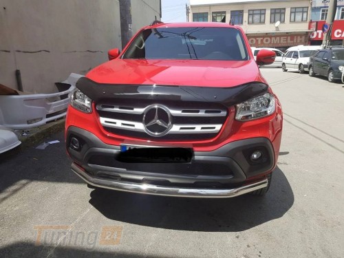 EuroCap Дефлектор капота EuroCap Мухобойка на Mercedes X class W470 2017+ - Картинка 2