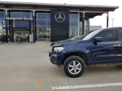 EuroCap Дефлектор капоту Мухобойка EuroCap на Mercedes X class W470 2017  - Зображення 5