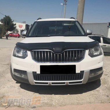 EuroCap Дефлектор капота EuroCap Мухобойка на Skoda Yeti 2013+ - Картинка 1