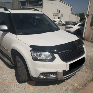 EuroCap Дефлектор капота EuroCap Мухобойка на Skoda Yeti 2013+ - Картинка 3